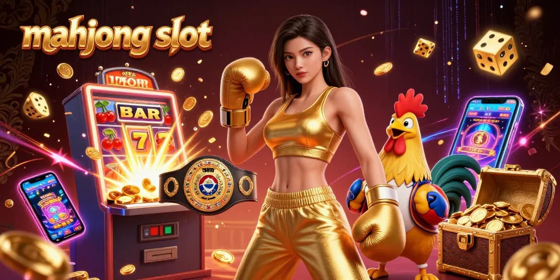 Engage in mahjong slot excitement with a dazzling scene of champions and jackpot thrills.