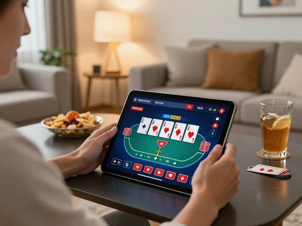 Engaging online gaming experience with Jilipinas app showcased on tablet in cozy home setting.