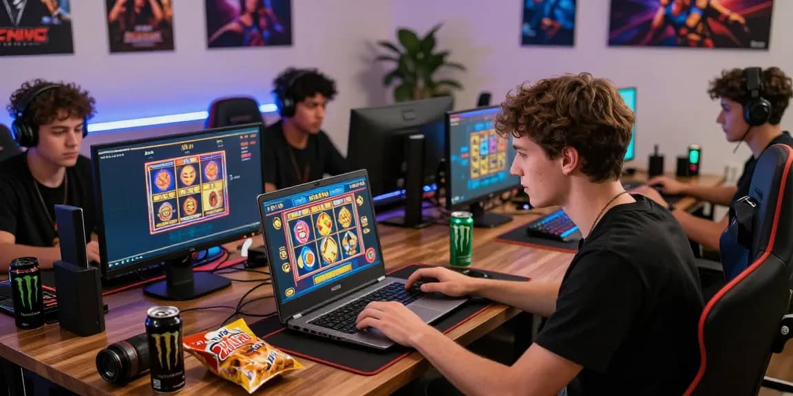 337sports - Pemain aktif menikmati pengalaman bermain SLOT online di ruang gaming yang nyaman.