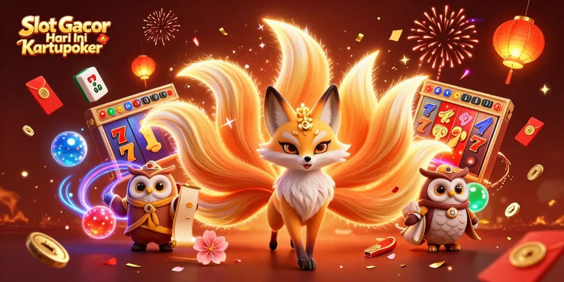 Experience thrilling gameplay with Slot Gacor Hari Ini Kartupoker, featuring vibrant characters and vibrant slot elements.
