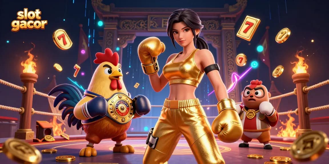 Experience slot gacor with thrilling visuals of powerful characters and dynamic gaming elements.