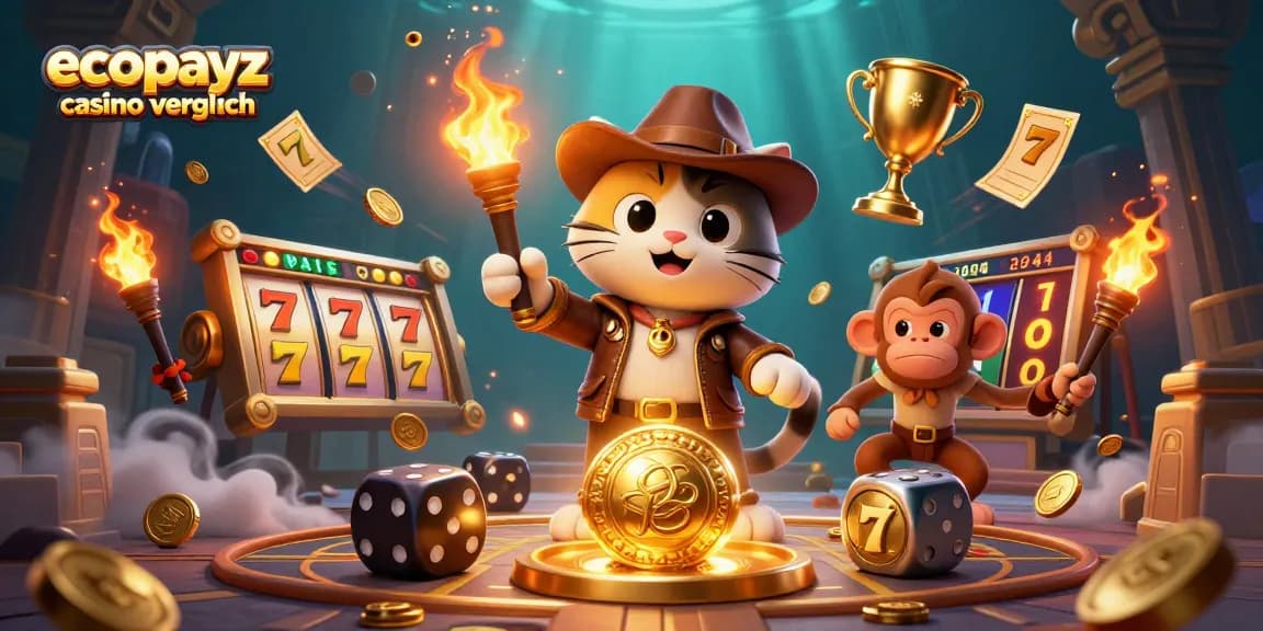 Experience the ultimate ecopayz casino vergleich with top-notch features in a vibrant casino illustration.