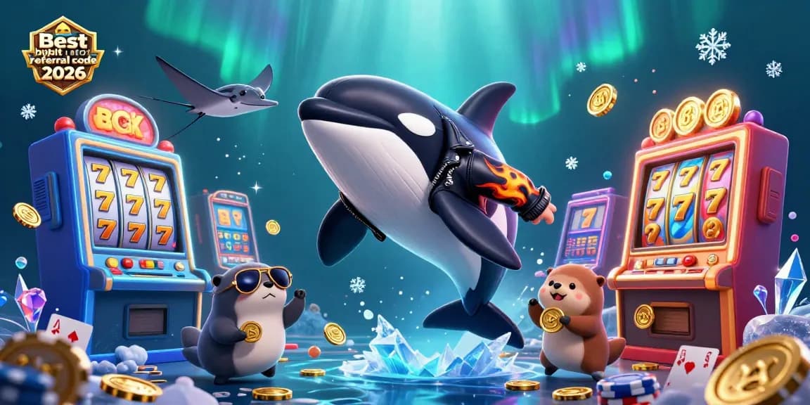 Play and win with the Best bybit referral code 2026, featuring vibrant 3D characters and casino elements.