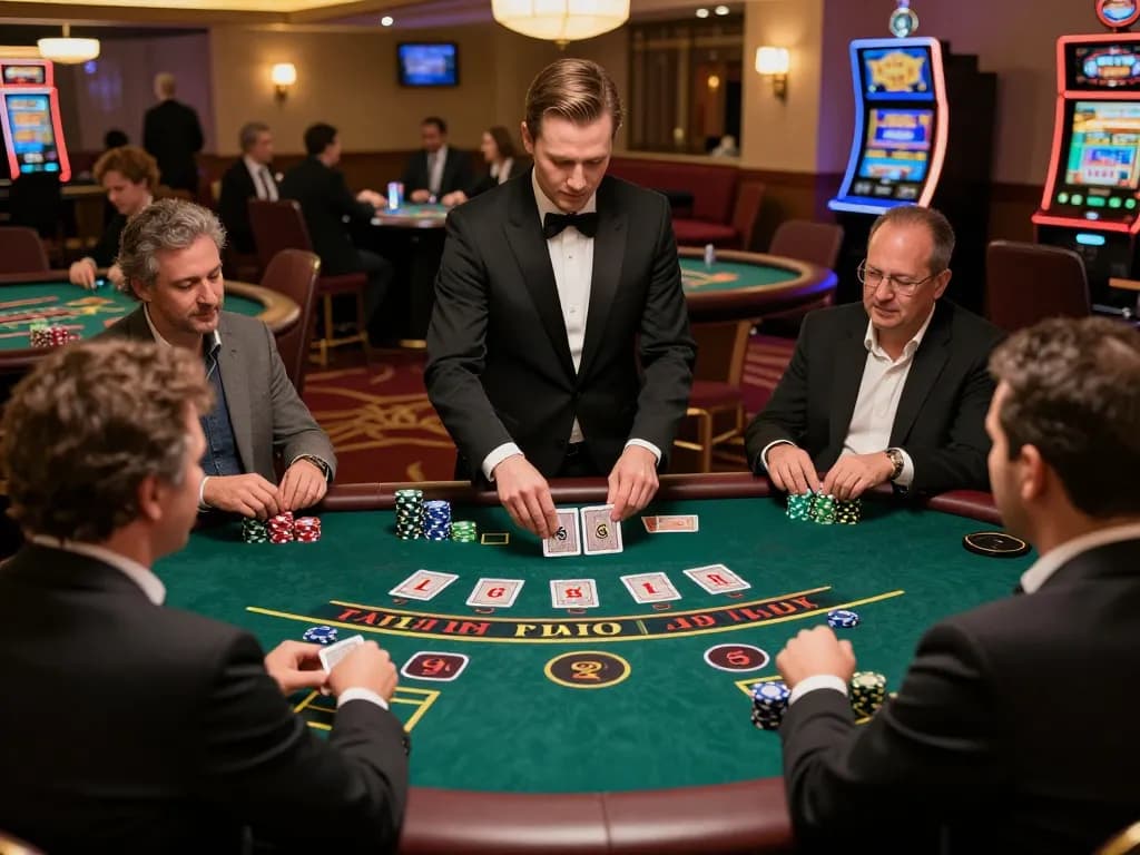 Join the excitement at nhà cái SIN88 while playing live dealer blackjack in a luxurious casino setting.