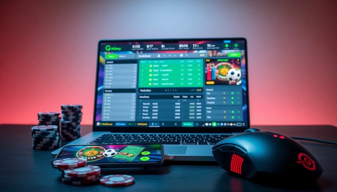 A dynamic online Judi Bola betting interface showcasing exciting odds and betting options for football enthusiasts.