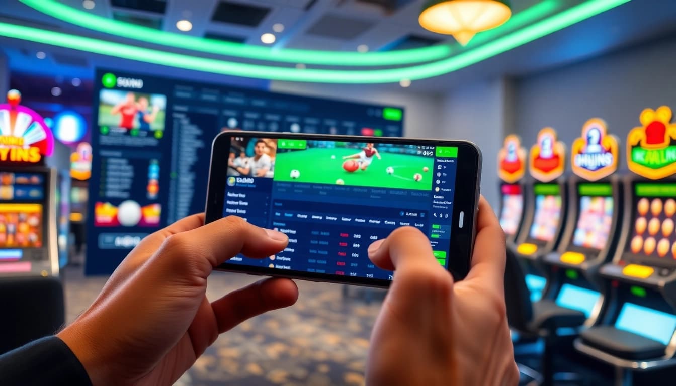 Goal123 online betting platform interface showcasing lively sports and casino games.