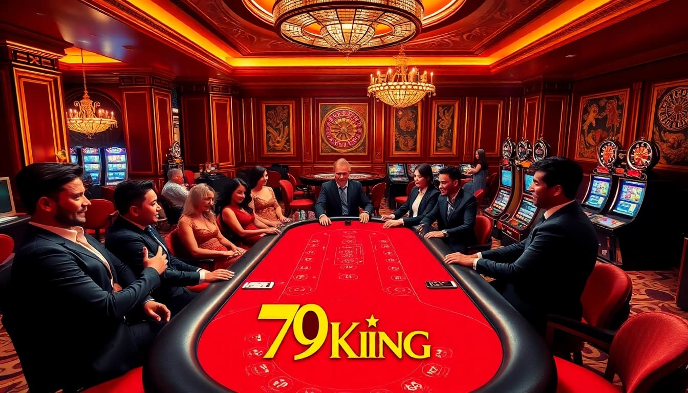 Experience the thrill of 79 King Casino with exciting poker and roulette action.