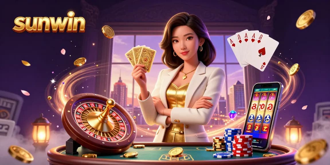 Experience thrilling gameplay with sunwin in a vibrant casino scene showcasing dynamic elements.