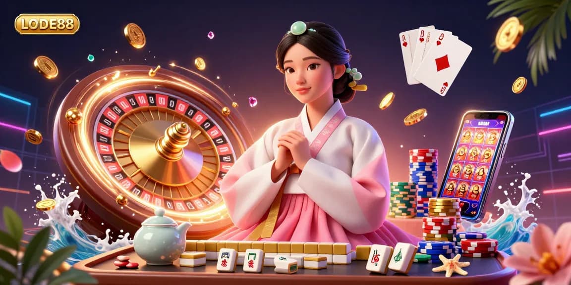 Engage with LODE88 through stunning casino visuals featuring roulette, poker, and vibrant slots.