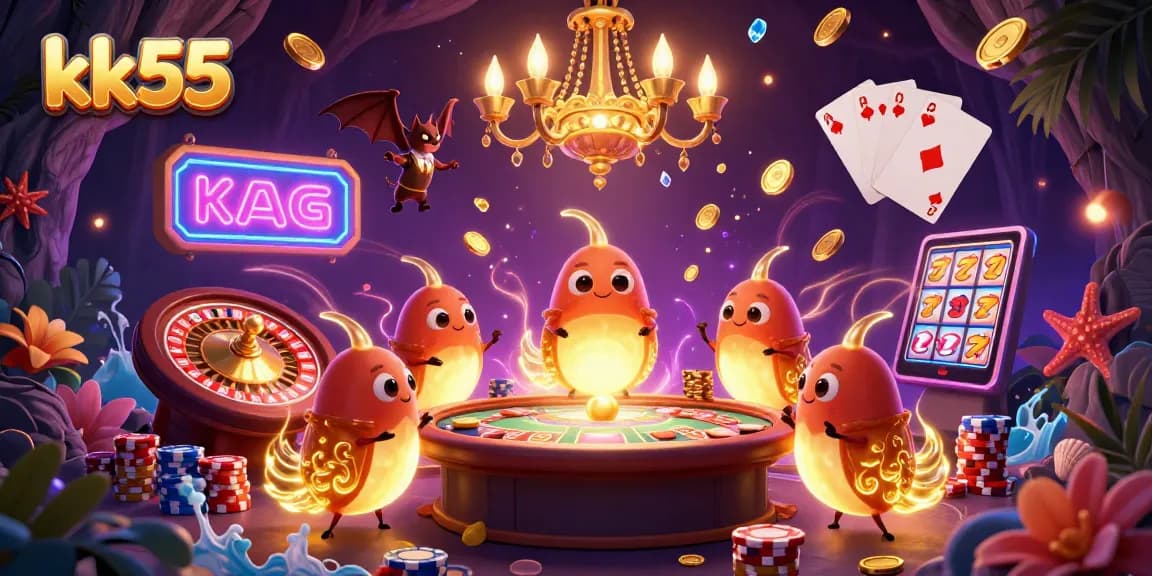 Experience thrilling gaming at kk55 with vibrant casino action and dazzling characters.