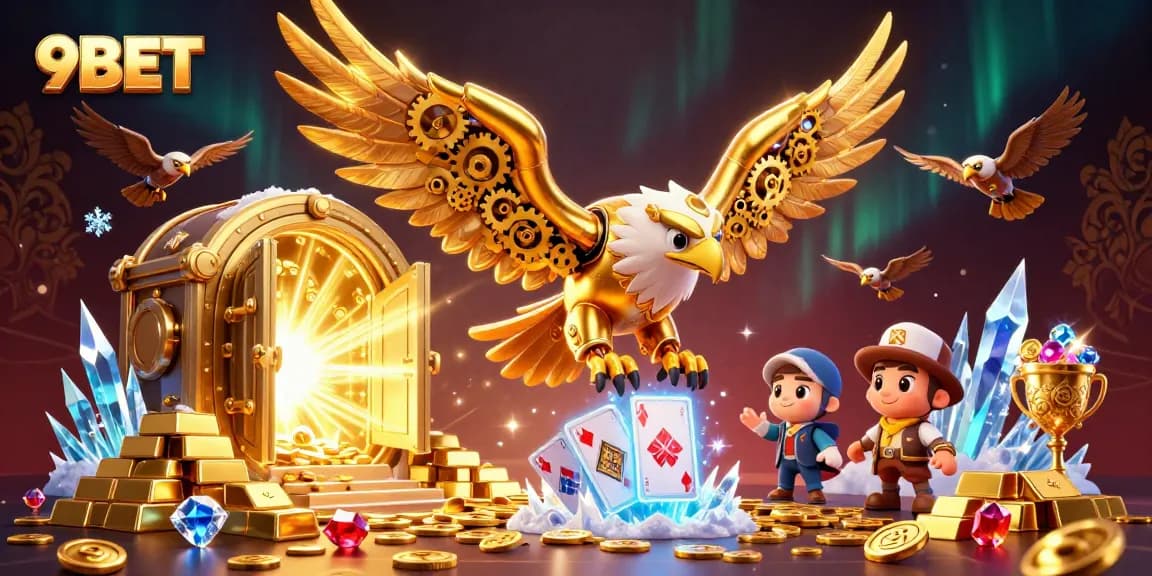 Engage with excitement at 9BET as you dive into a world of holographic cards and treasures.