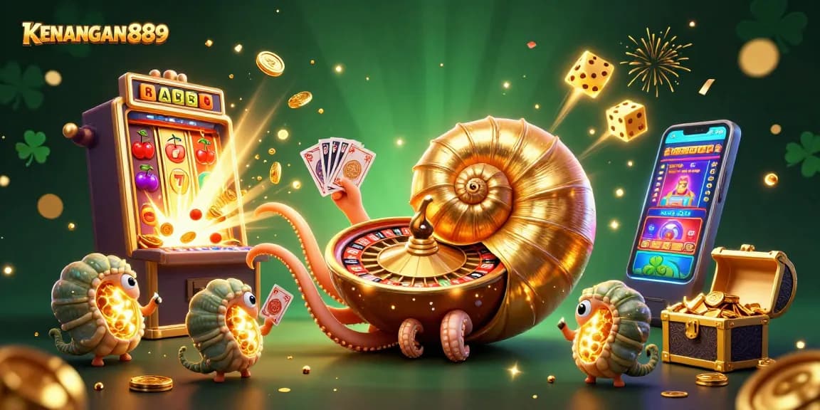 Experience thrilling gameplay with KENANGAN889's vibrant slot machine action and captivating characters.