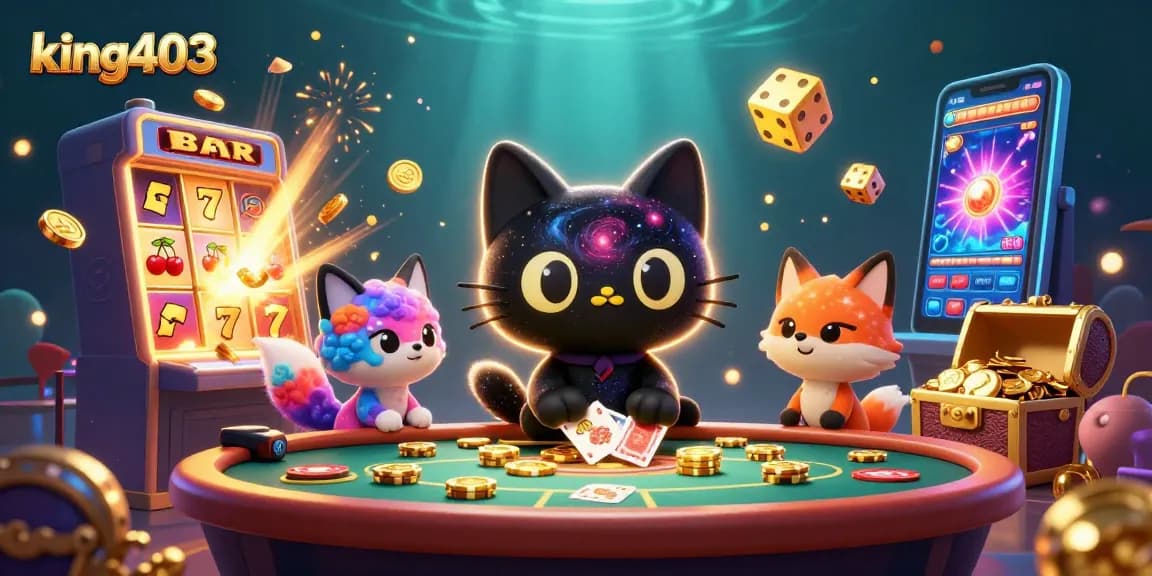 king403 captivates players with enchanting cosmic casino elements and dynamic action.