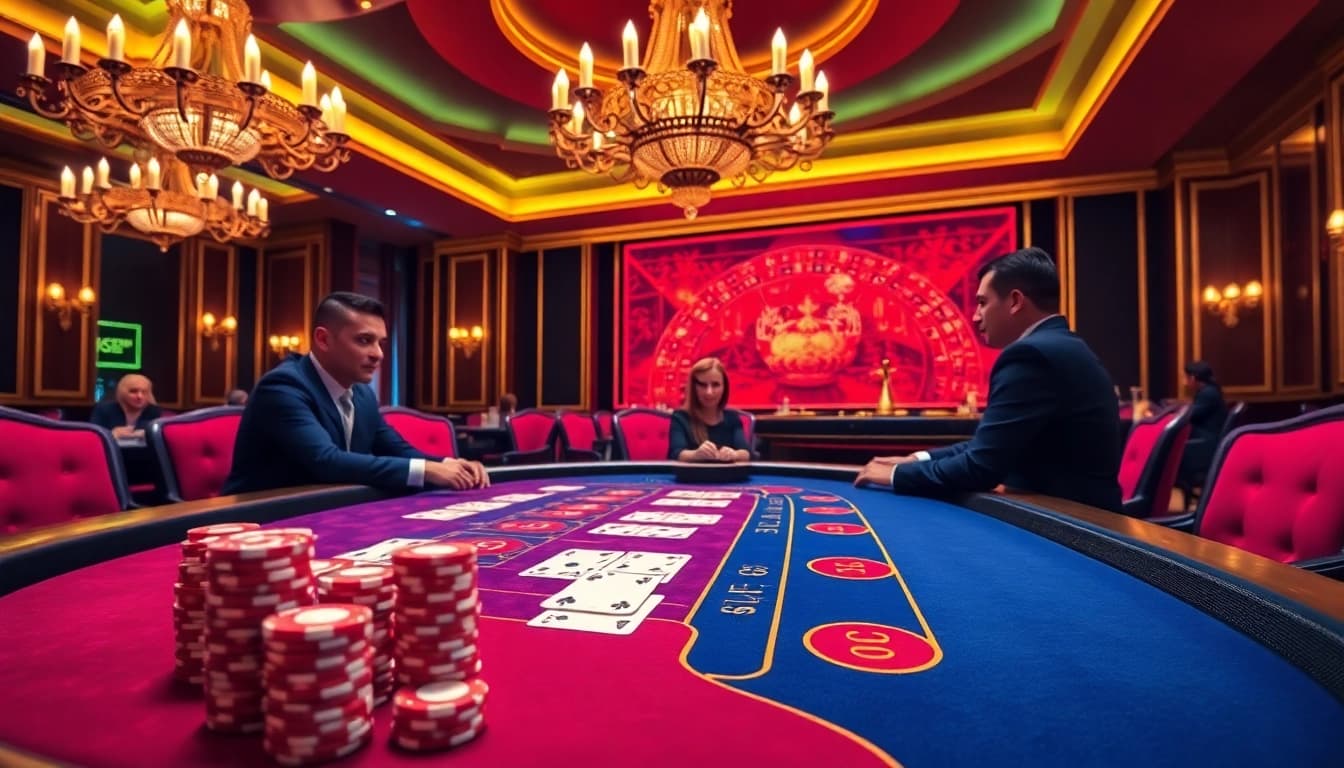 Experience excitement at https://xx88.us/ with Baccarat and poker chips in an elegant casino setup.