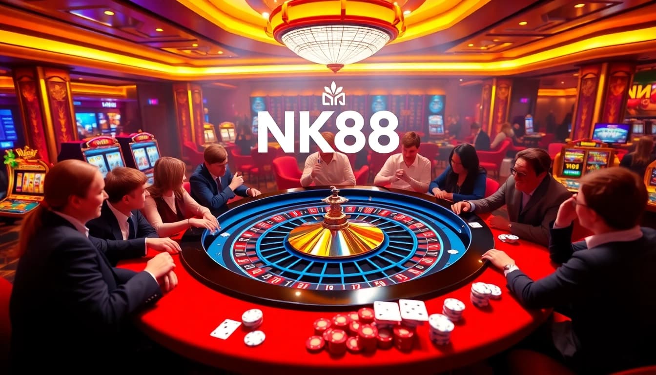 Experience the thrill of winning at NK88's luxurious online casino.