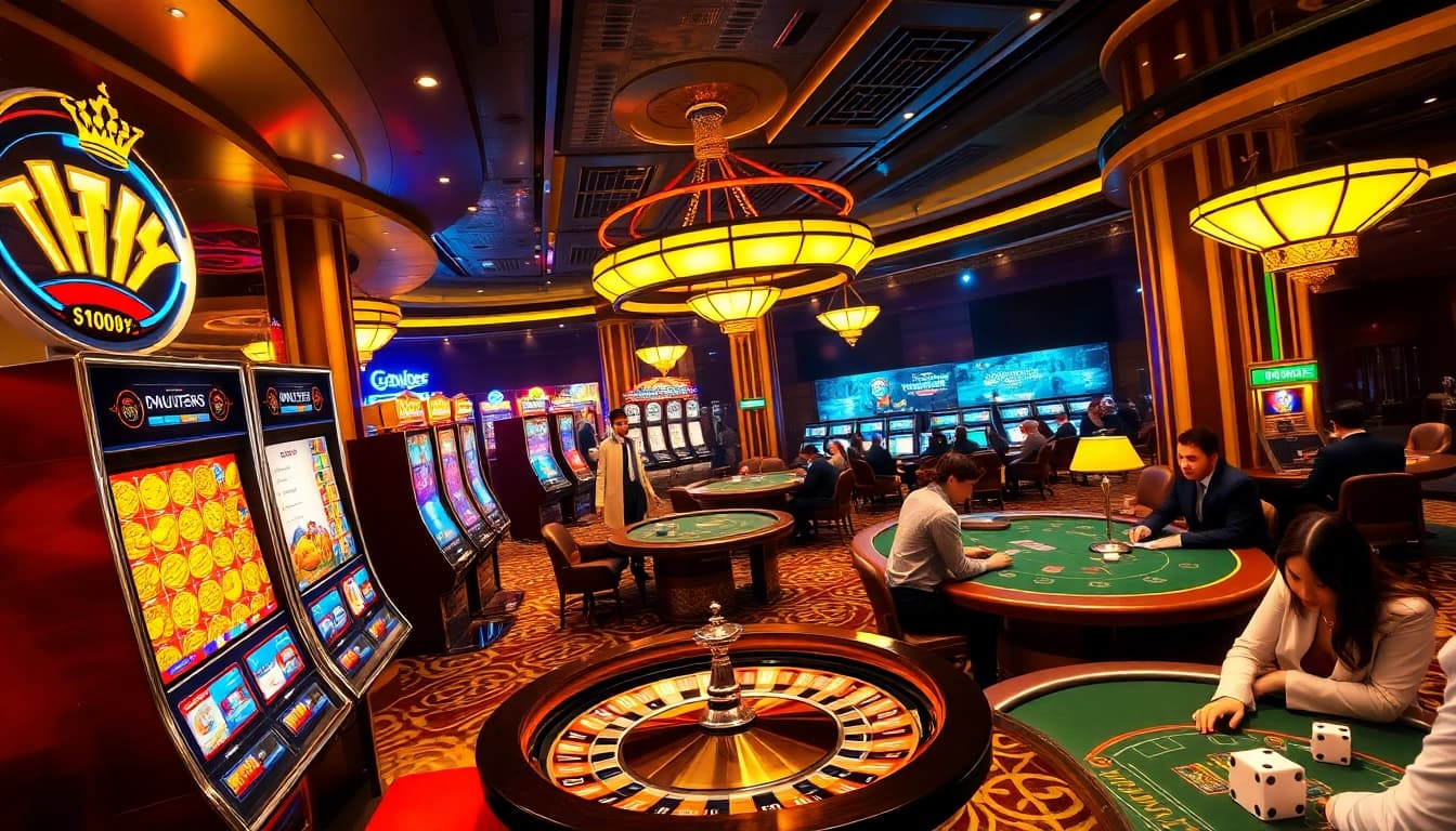 Experience the excitement of gambling at nohudoithuong with stunning slot machines and vibrant roulette tables.