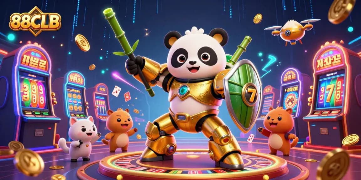 Engage in thrilling casino action at 88CLB with vibrant characters and dynamic gaming elements.