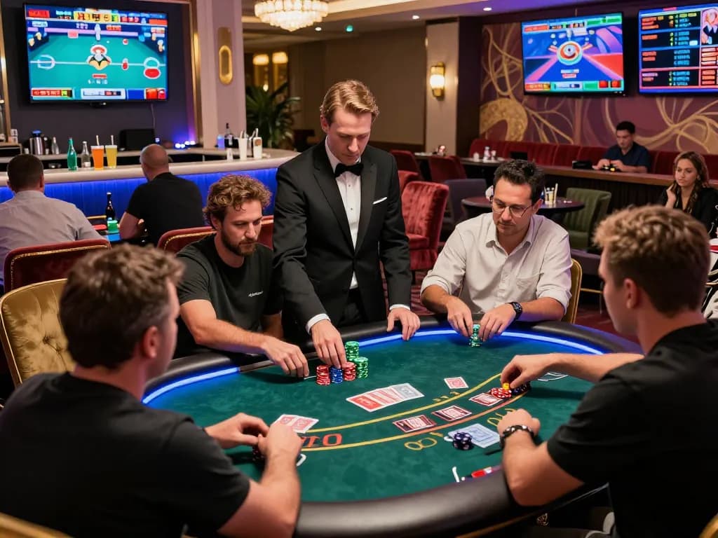 Live gaming excitement at bong99 with players enjoying vibrant casino atmosphere.