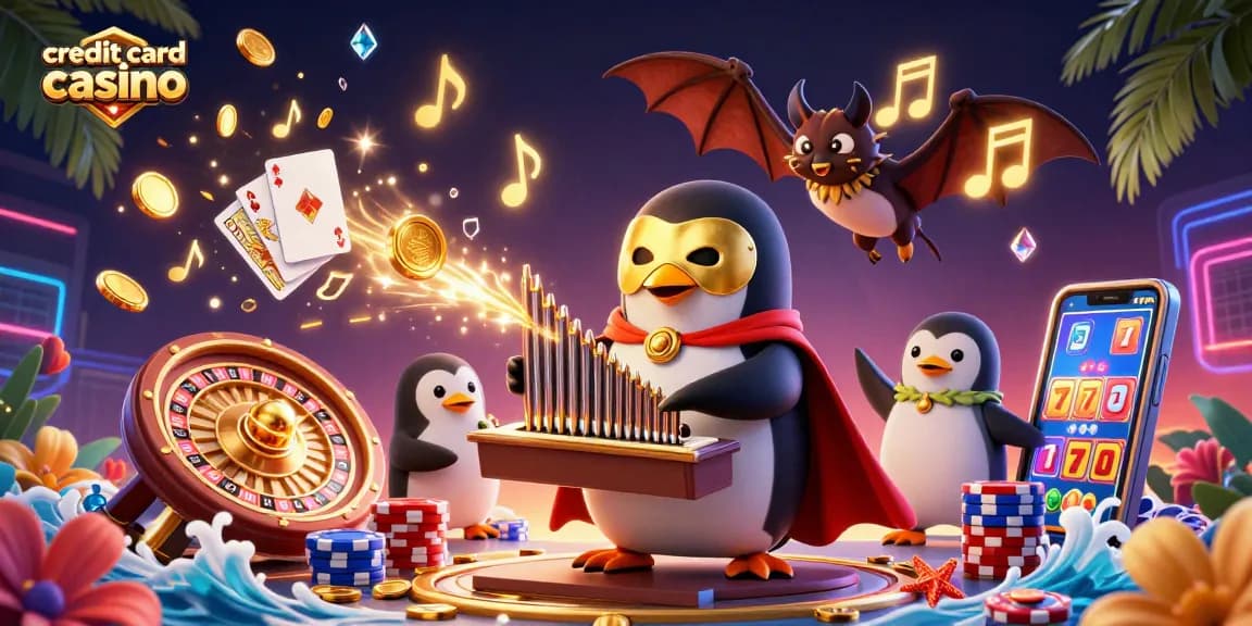 Experience the excitement of a credit card casino with vibrant 3D elements and dynamic gameplay.