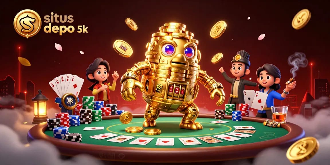 Experience the thrill at situs depo 5k with vibrant slot symbols and casino action!
