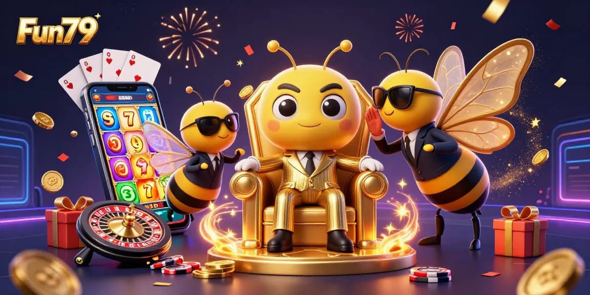 Engage with Fun79's thrilling slot games featuring jackpot excitement and festive visuals.