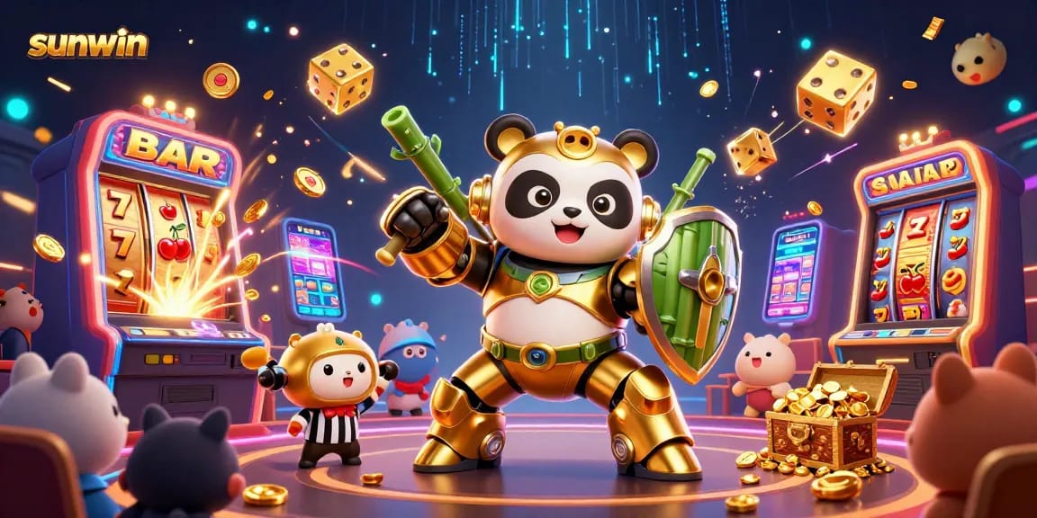Experience thrilling moments with sunwin in a vibrant casino adventure illustration.