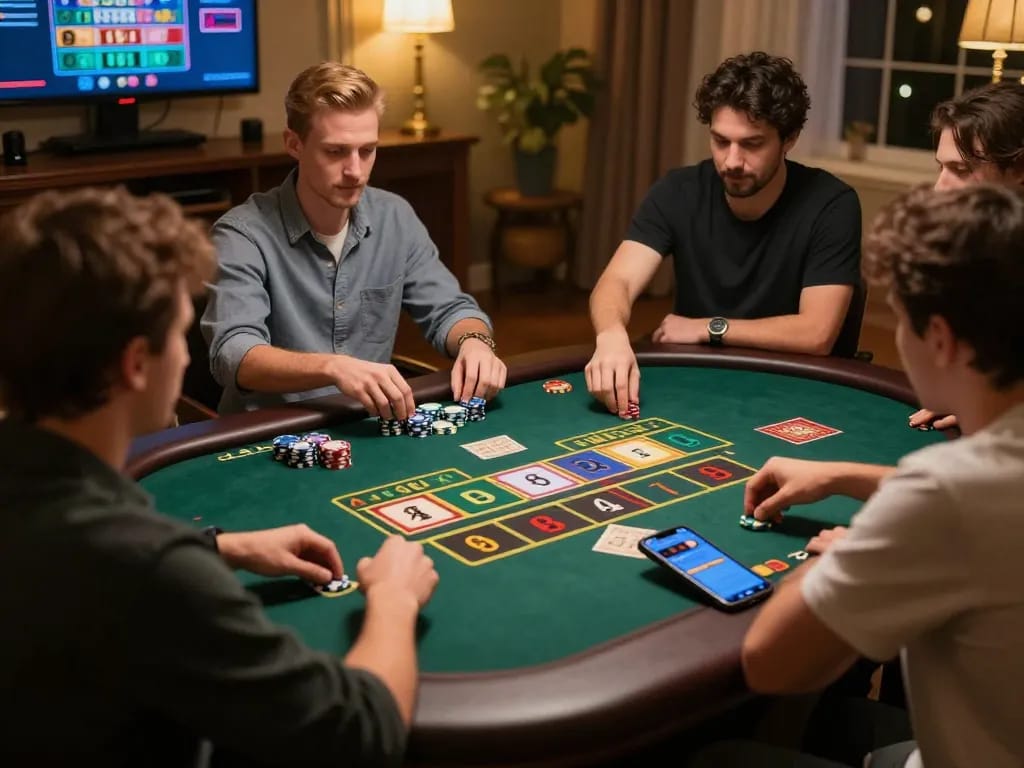 Xóc đĩa online gameplay featuring players betting on virtual table in a lively, engaging environment.
