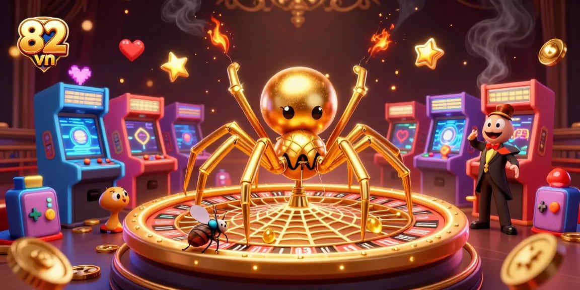 Join the excitement at 82 vn with thrilling bets in a vibrant casino scene featuring engaging game elements.