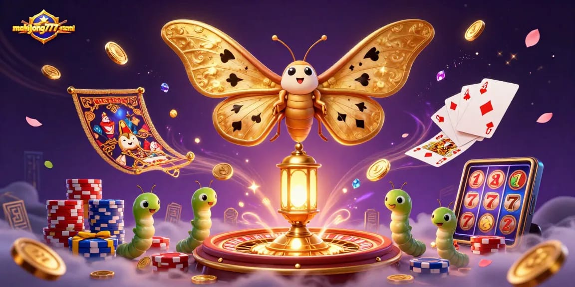 Experience the excitement of mahjong777-resmi with vibrant illustrations of games and jackpots.