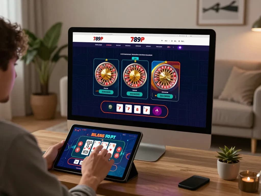 Experience exciting online gaming with 789P at a cozy home setup