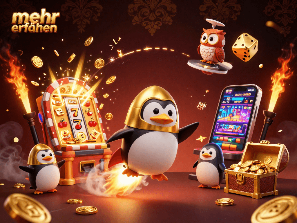 Play more at the exciting casino adventures with our golden penguin and jackpot slot machine. mehr erfahren here!