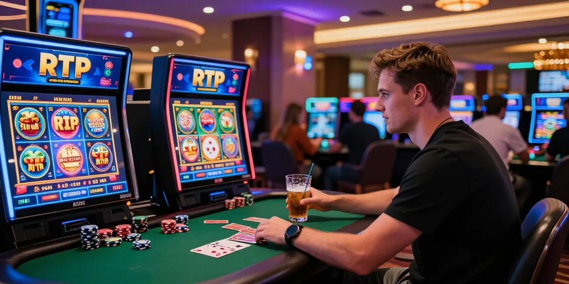 Exciting online casino gaming scene with players and glowing screens from https://ibn.org.uk highlighting credit card casinos.