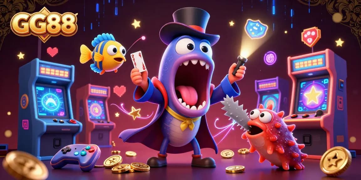 Experience thrilling gameplay at GG88 with engaging card tricks in a magical underwater casino setting.