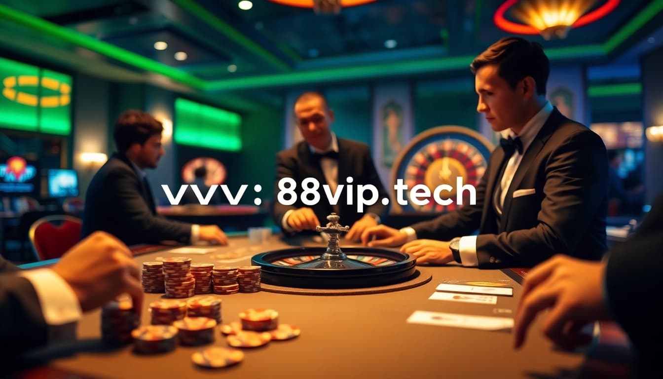Players enjoying a live casino experience at https://68vip.tech/, showcasing vibrant tables and enthusiastic interactions.