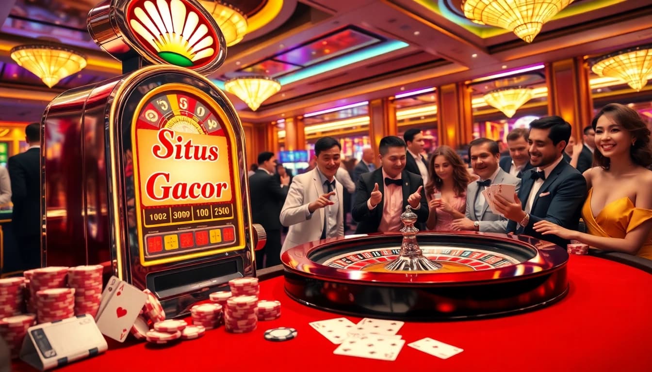 Experience the excitement of Situs Gacor with vibrant slot machines and dynamic casino games.