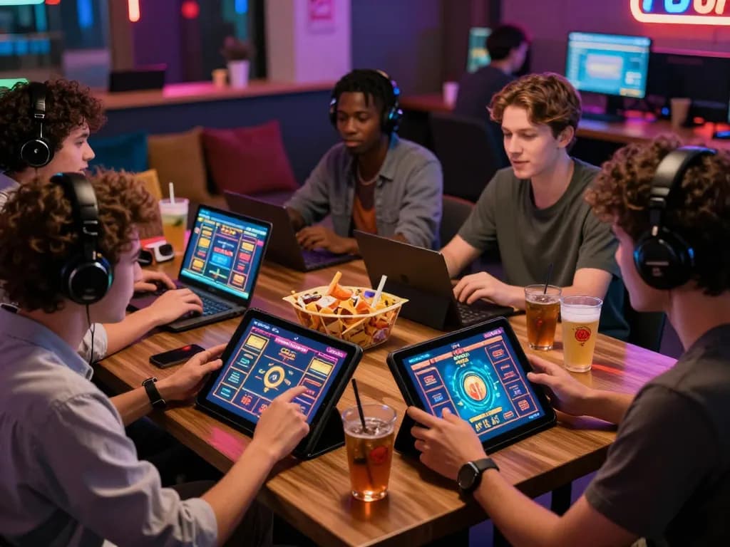 Dynamic nk88 online gaming scene with diverse players at live casino interface