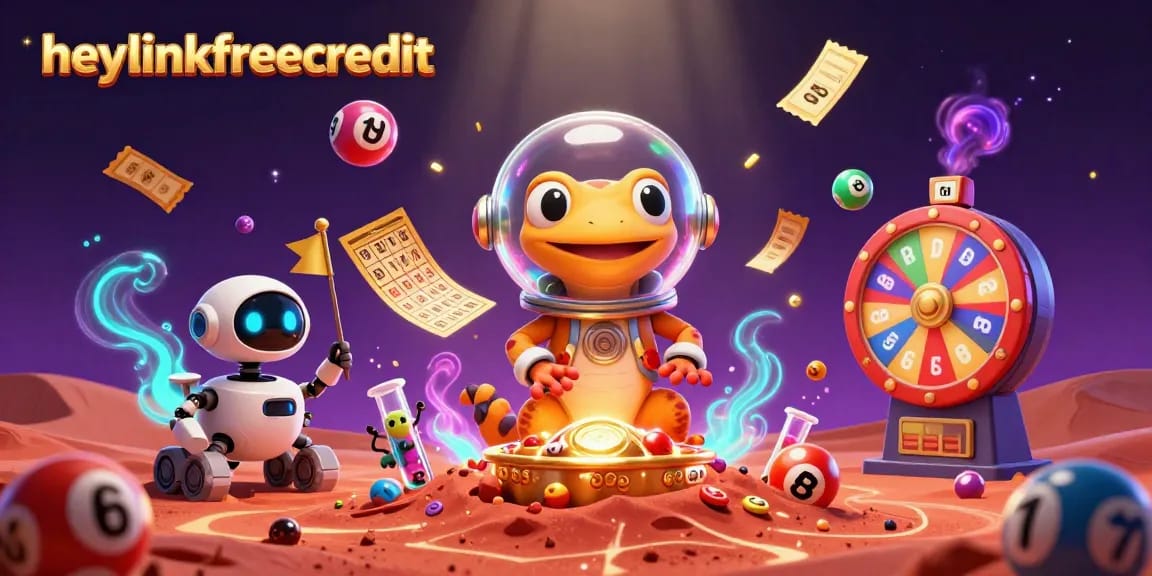 Experience heylinkfreecredit with a lively Martian casino scene filled with lottery excitement.
