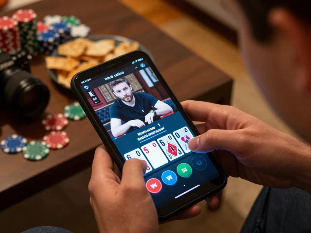 Engaging poker game session on 99ok mobile app, highlighting strategic betting options and community cards