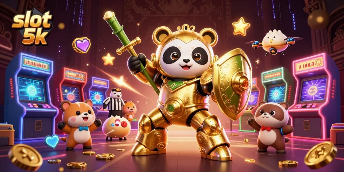 Engage in thrilling gameplay at slot 5k with vibrant visuals and exciting gambling elements.