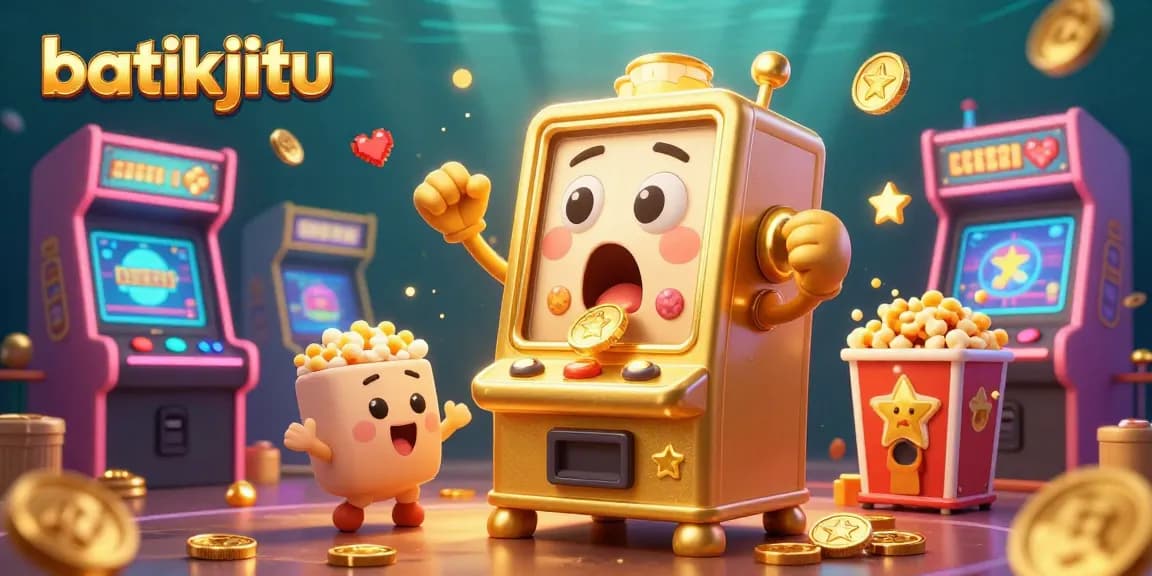 Batikjitu memberikan pengalaman permainan kasino dengan mesin slot yang mengeluarkan koin saat jackpot.