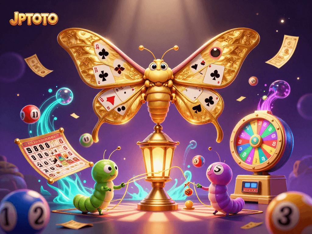 Experience JPTOTO's thrilling gaming world with majestic visuals of casino excitement.
