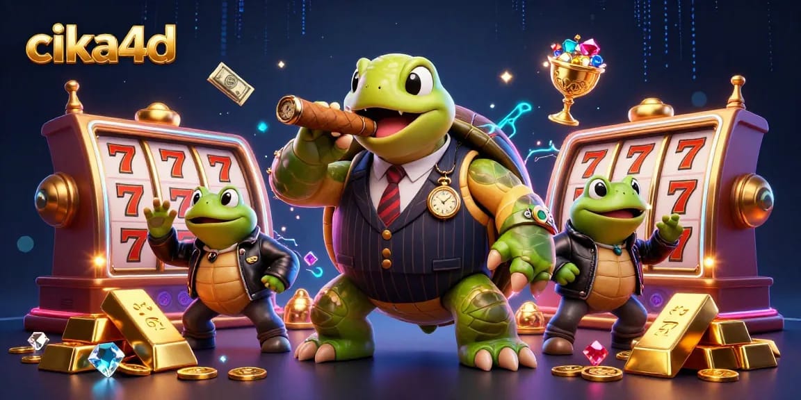 Join the excitement with cika4d as a snapping turtle and bullfrog enforcers bring casino magic to life.