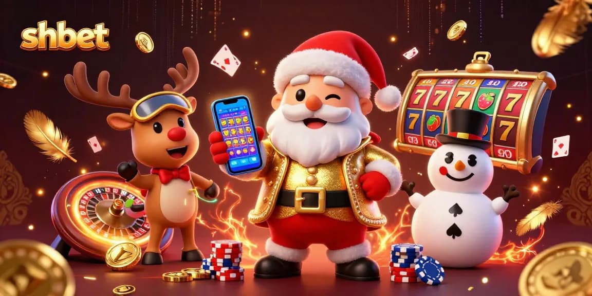 Experience thrilling slots and casino action with shbet in this 3D gaming illustration.