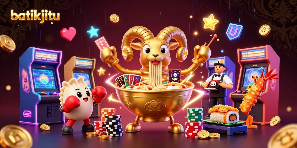 Bermain dengan batikjitu, merasakan keseruan permainan kasino online dengan karakter menarik dan elemen game ceria