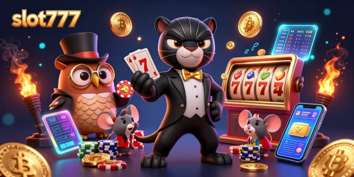 Experience thrill with slot777 featuring vibrant slot games and charming characters.