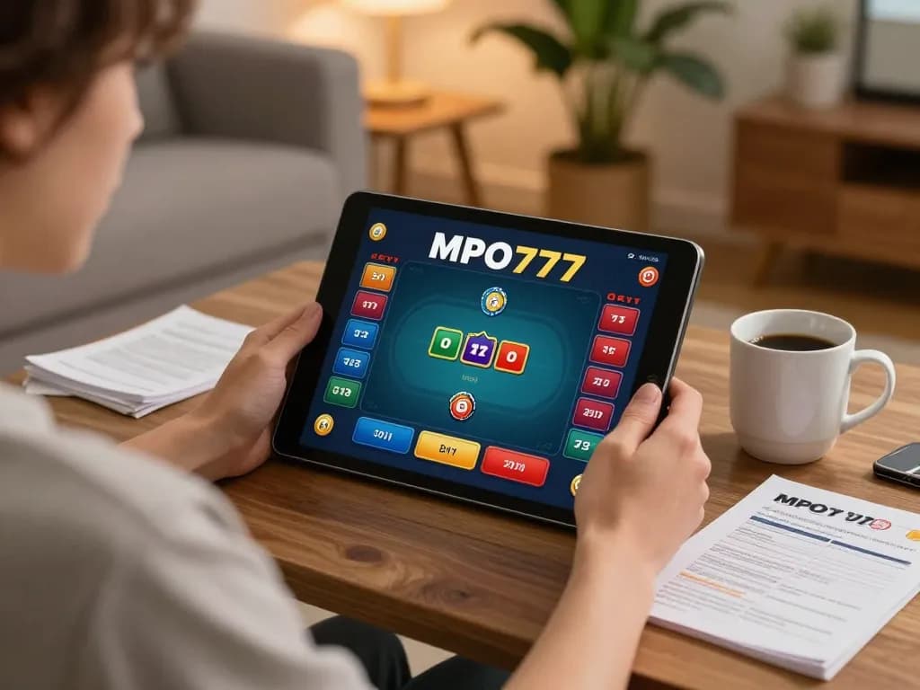 Pemain MPO777 merancang strategi taruhan mereka sambil menikmati poker online di lingkungan rumah yang nyaman