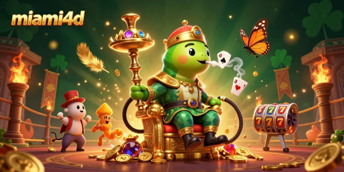 Experience the exciting world of miami4d with vibrant slot casino action and unique characters.