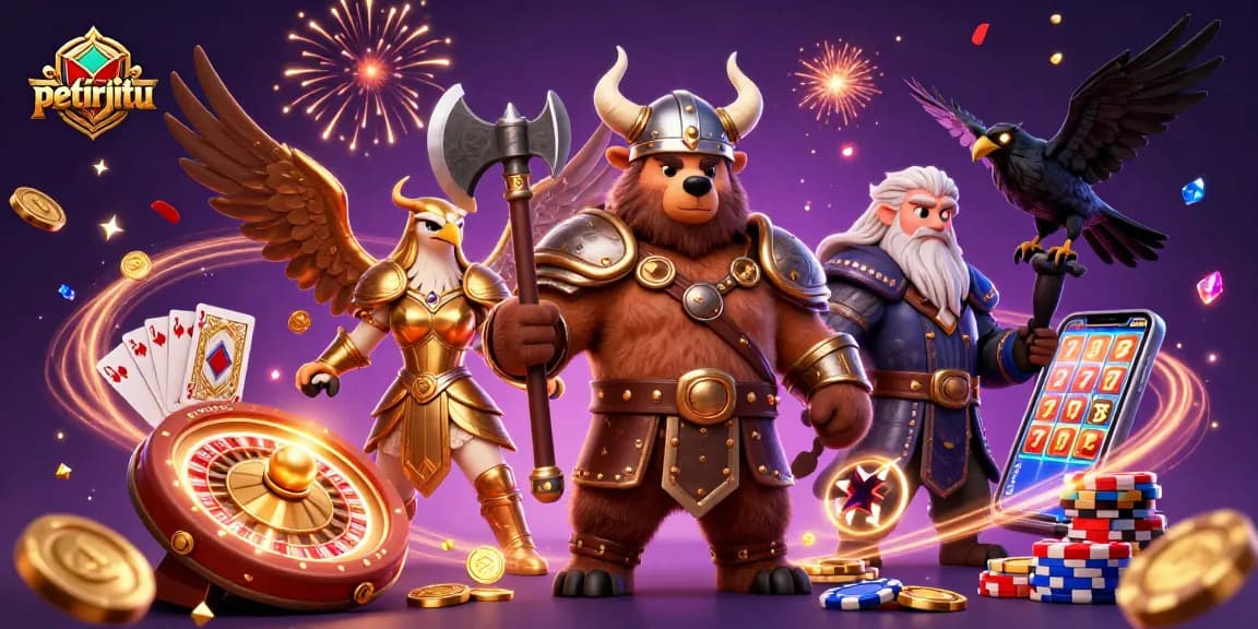 Petirjitu MELEDAK dengan energinya di dunia game online, menampilkan kegembiraan kasino.
