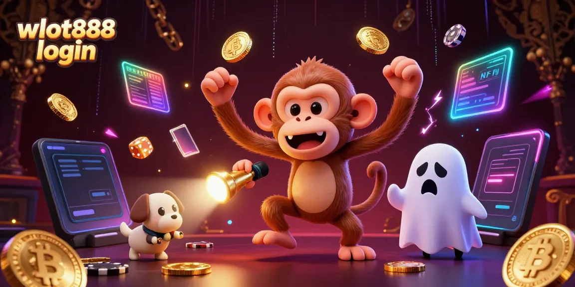 Melakukan wslot888 login sambil mencari objek emas di kasino berhantu.