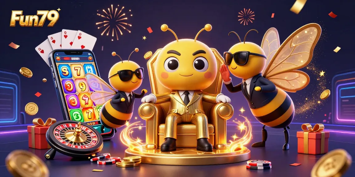 Engage with Fun79's thrilling slot games featuring jackpot excitement and festive visuals.